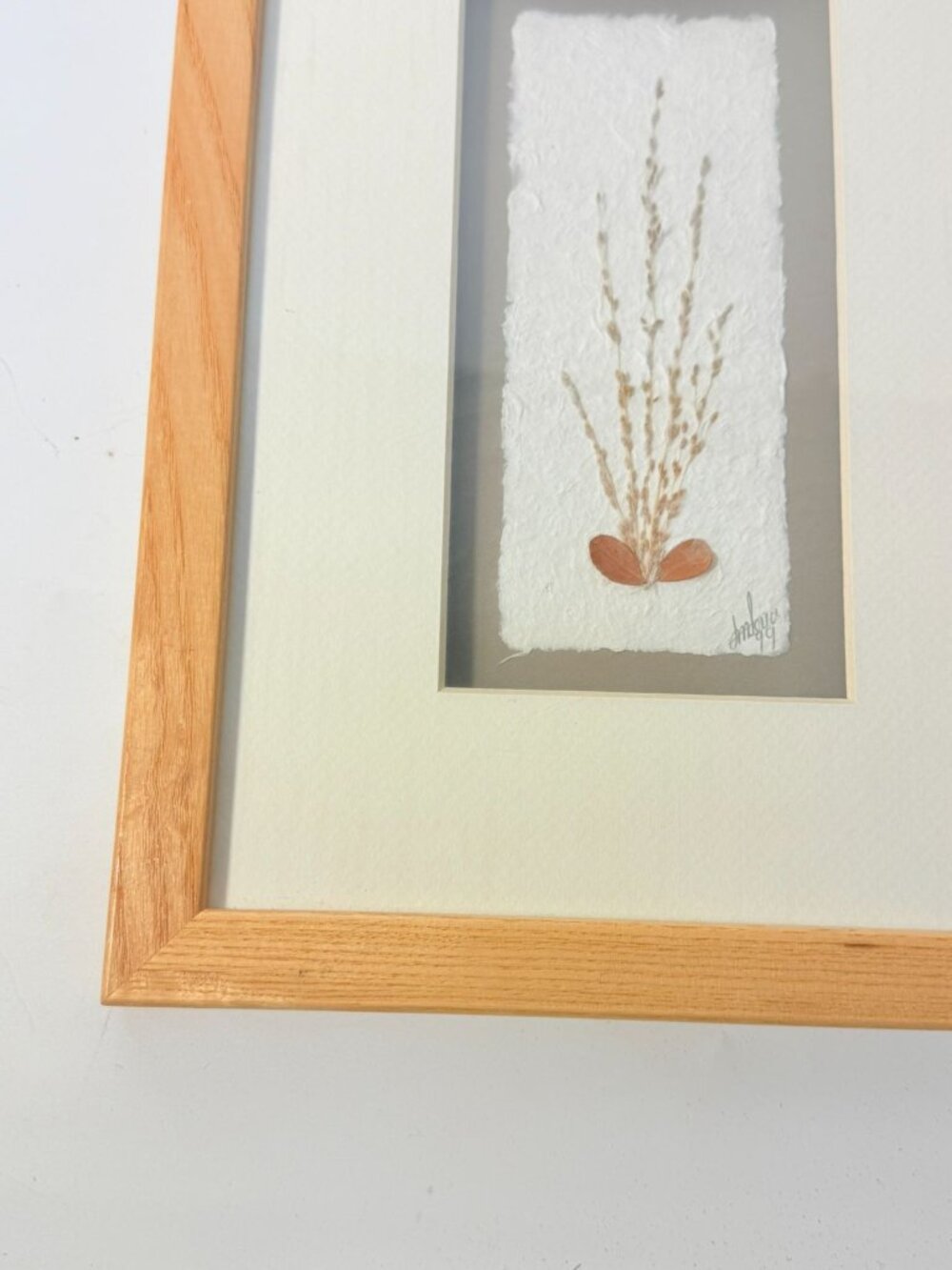 Wall Decor Handcrafted Floral Paper Art Vintage Sculptural Shadow Box Tiny Flowe - Picture 5 of 16